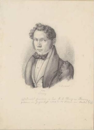 Bildnis Nideröst, Joseph Anton (1804-1856), Graveur
