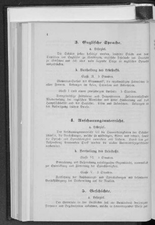 3. Englische Sprache.