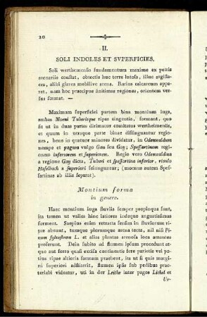 II. Soli Indoles Et Superficies.