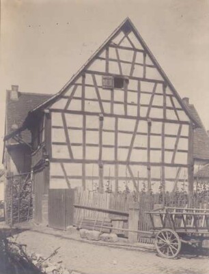 Klostergasse. Fachwerk. Scheuer 18. Jahrhundert