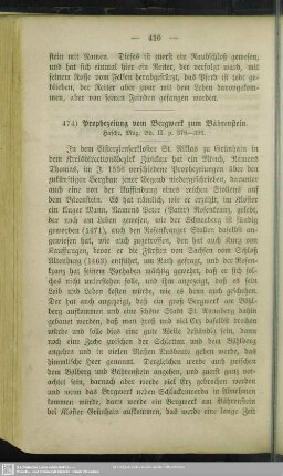 474. Prophezeiung vom Bergwerk zum Bährenstein