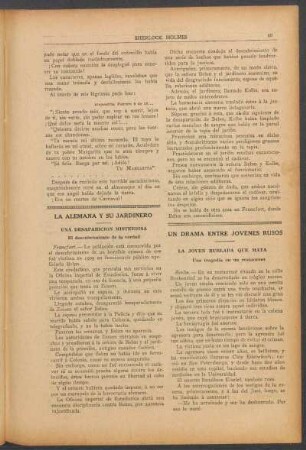 La alemana y su jardinero - una desaparición misteriosa : El descubrimiento de la verdad