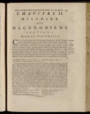 Chapitre II. Histoire des Macedoniens.
