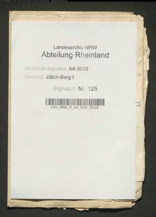 Gedenkzettel (Memorialien) des Kanzlers Wilhelm LÜNINCK