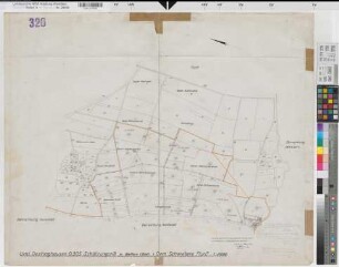 Oestinghausen (Lippetal), Umlegung Oestinghausen, Schätzungsriß Schoneberg Flur 2