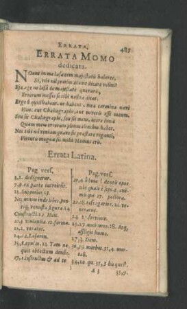 Errata Latina.