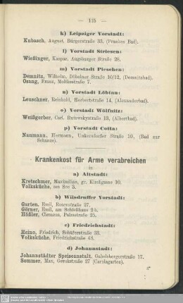 Krankenkost für Arme verabreichen