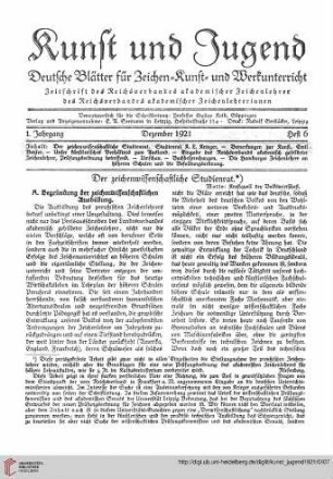 N.F. 1.1921 S. 101-109: Der zeichenwissenschaftliche Studienrat