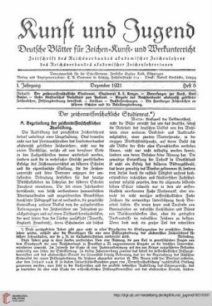 N.F. 1.1921 S. 101-109: Der zeichenwissenschaftliche Studienrat