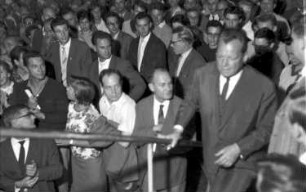 Freiburg: Stadthalle; Willy Brandt; Wahlversammlung; kommt in die Stadthalle