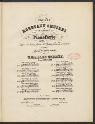 No. 12: Thème de l'opéra: Torquato Tasso, de Donizetti : Op. 583