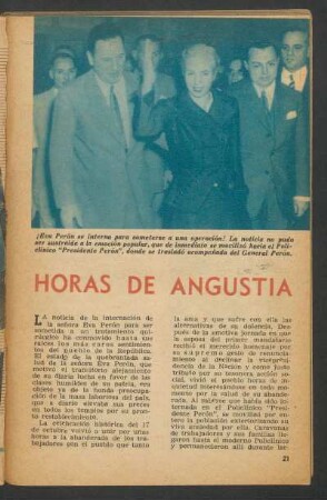 Horas de angustia