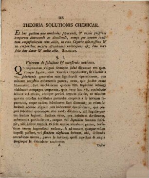 Diss. acad. de theoria solutionis chemicae