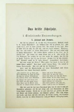 I. Einleitende Unterredungen