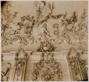 Würzburg, Würzburger Residenz, Weißer Saal, Blick zur Decke