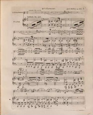 Potpourri pour piano et flûte ou violon sur des motifs de l'opéra Guillaume Tell, musique de G. Rossini : oeuvre 22[3]