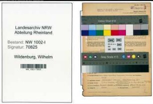 Entnazifizierung Wilhelm Wildenburg , geb. 02.02.1900 (Elektriker)