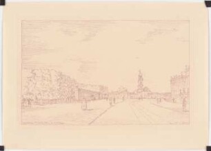 Planungsvorschlag Potsdam: Lustgarten: perspektivische Ansicht