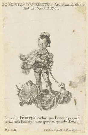 Bildnis des Iosephus Benedictus Archidux Austriae