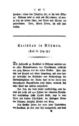 Carlsbad in Böhmen : Taf., IX, Fig. 33