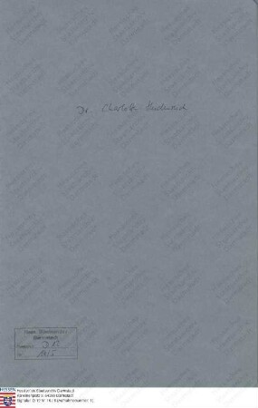 Heidenreich, [Marianne Theodore Charlotte], Dr., [geb. Heiland gen. v. Siebold]
