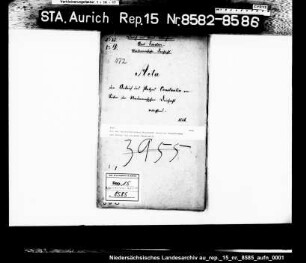Die der Niederemsischen Deichacht erteilte Genehmigung zum Ankauf des Platzes Constantia