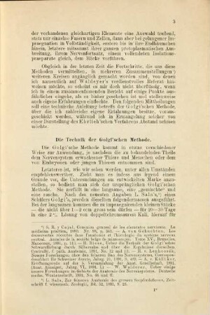 Der feinere Bau des Nervensystems im Lichte neuester Forschungen