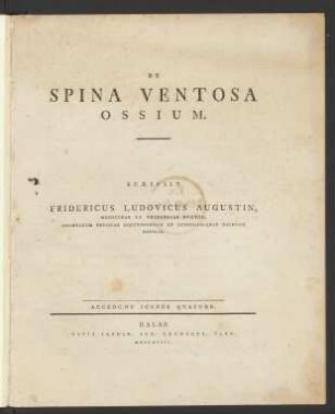 De Spina Ventosa Ossium