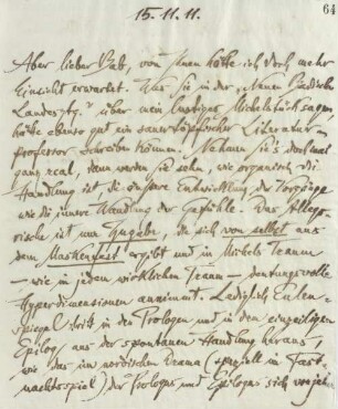 Brief an Julius Bab