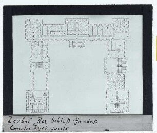 Zerbst, Schloss : Grundriss