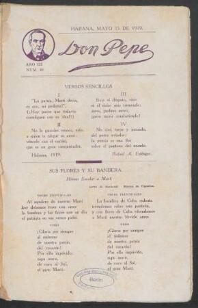 Versos sencillos