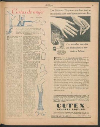 Cartas de mujer