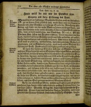 Eingang und kurze Erklärung des Texts.