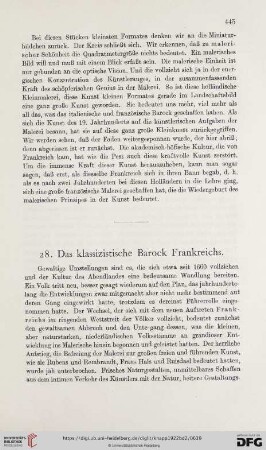 28. Das klassizistische Barock Frankreichs