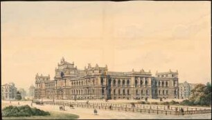 Reichsgericht, Leipzig: Perspektivische Ansicht