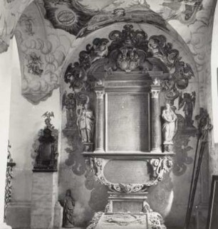 Epitaph für Urban Caspar von Feilitzsch. Dorfkirche Kürbitz : Epitaph für Urban Caspar Freiherr von Feilitzsch (1586-1649). Weischlitz-Kürbitz, Evangelische Salvatorkirche