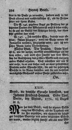 Briefe, die deutsche Sprache betreffend. T.1.
