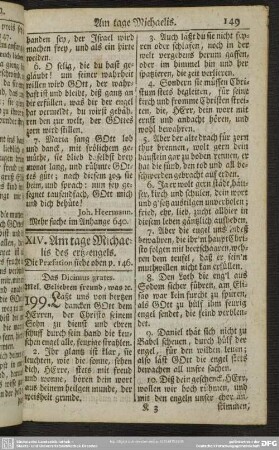 XIV. am tage Michaelis des ertz-engels