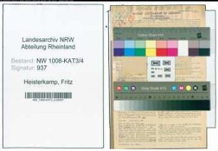 Entnazifizierung Fritz Heisterkamp , geb. 02.03.1901 ()