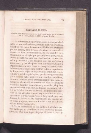 Disertacion de cirugía