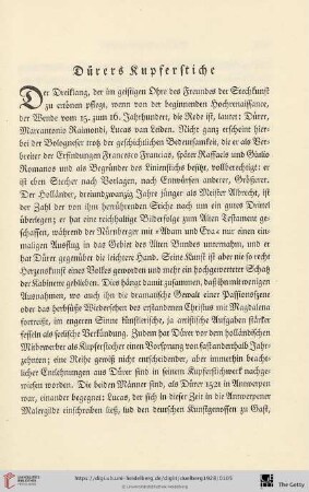 Dürers Kupferstiche