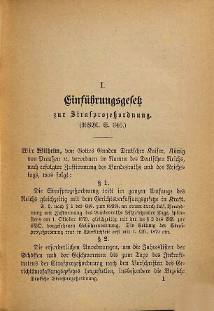 Strafprozeßordnung für das deutsche Reich : vom 1. Februar 1877 ; Textausgabe mit Anmerkungen, Auszügen aus dem Reichsgerichtsverfassungsgesetze, anderen einschlägigen Gesetzen und reichsgerichtlichen Urtheilen, sowie mit Sachregister