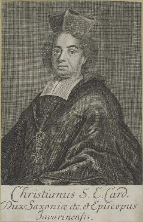Bildnis des Christian August, Herzog von Sachsen-Zeitz