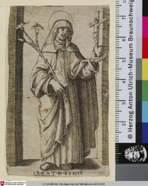 [Ste. Catherine de Sienne; St. Catherine of Siena; Die Heilige Katharina von Siena]