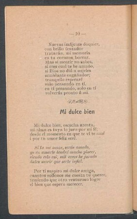 Mi dulce bien