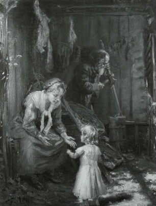 Familie in der Werkstatt