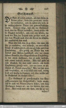 Geschmack