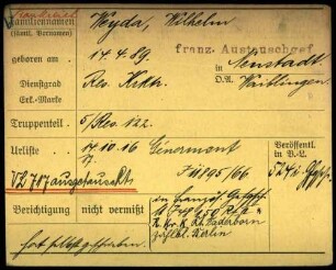 Weyda, Wilhelm - Wicker, Johann