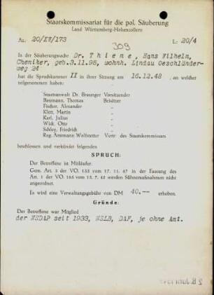 Thieme, Hans, Dr.