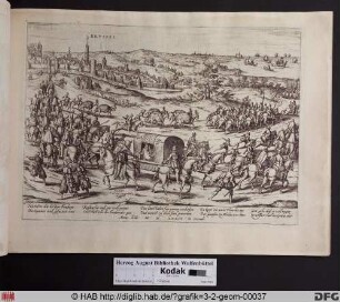 Der Herzog von Alba verlässt die Niederlande, Dezember 1573.